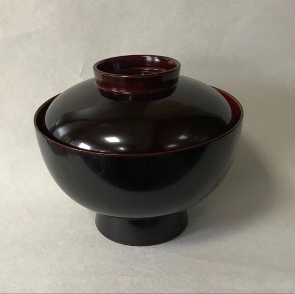 【 2客】越前漆器■越前塗■雑煮椀 溜内朱★国産★本漆手塗り【新品】