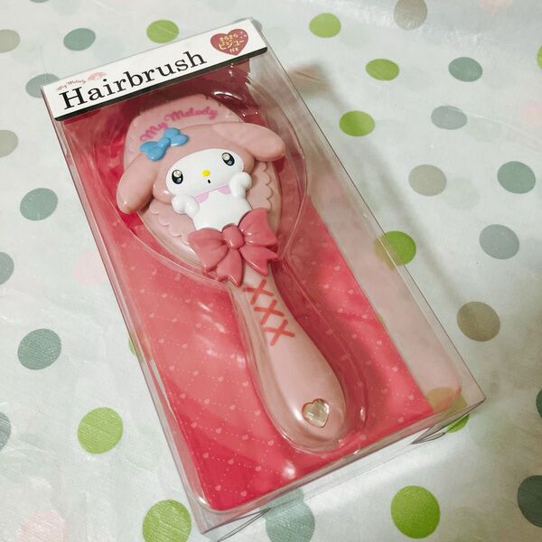マイメロディ ヘアブラシ ピンク 新品未開封 サンリオ きらきらビジュー付き