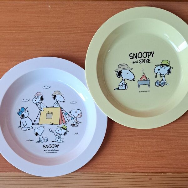 サンリオ 当たりくじ スヌーピー SNOOPY プラプレート お皿 プレート Peanuts 2枚組