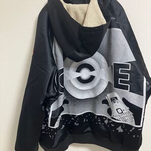 C.E ボアジャケット CIRCLE OF LIGHT PARKER パーカー フーディー ボア 18aw ブラック 黒 XL