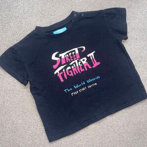 マーキーズ ストリートファイター2 Tシャツ 95サイズ 子供服95㎝ バックプリント パロディTシャツ スト2 平成レトロ