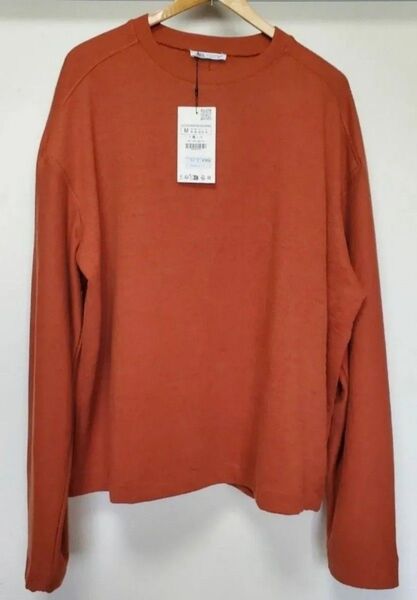 ZARA テクスチャー スウェット ニット セーター Mサイズ 2024年