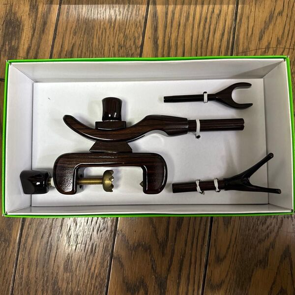 未使用 新品 黒檀 へら釣り用 元受、万力、もじり セット