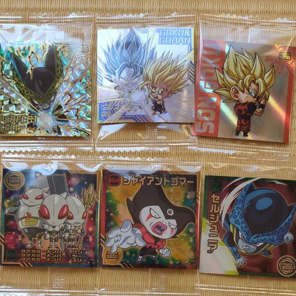 ドラゴンボール ウエハース シール DBR 技GR GR+ 孫悟空&孫悟飯 パーフェクトセル 超12-28 超12-27