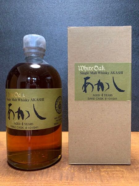 あかしシングルモルト日本酒カスク4年500ml