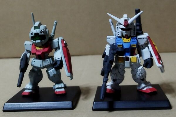 バンダイ 2016年 ガンダムコンバージ 『ガンダム オリジンver.』&『ジムⅡ』(箱なし)