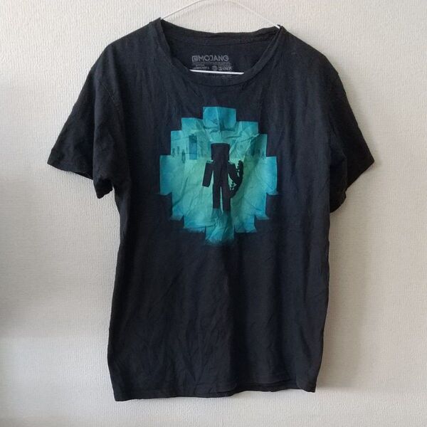 Mojang Tシャツ 黒色 Mサイズファッション
