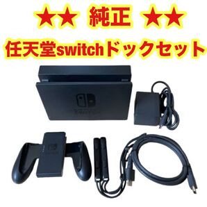 純正★任天堂switchドックセット