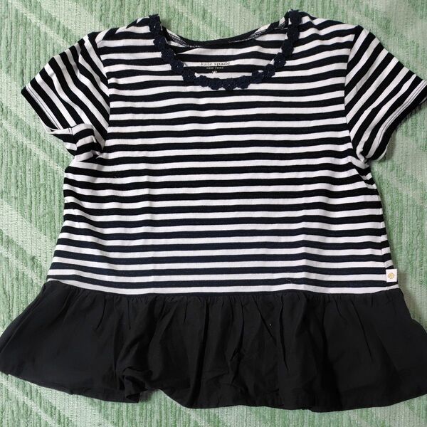 ★kate spade★裾のフリルが可愛い半袖カットソー★160サイズ★同梱可能♪相談してね☆