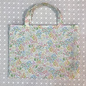 デコレクションズ花柄のレッスンバッグ ハンドメイド