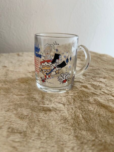 昭和レトロ. ケンタッキーフライドチキン KFC カーネルサンダース グラスマグカップ 1990年代