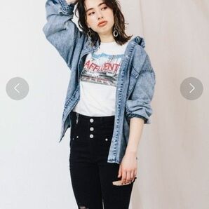 oneway デニムシャツ ビックデニムシャツ ダメージ 春服 春