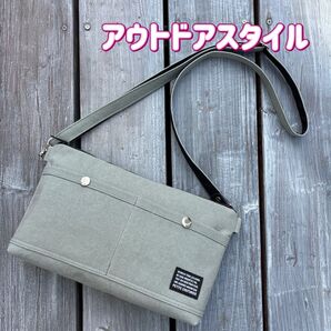 ショルダーポシェット【倉敷帆布バイオウォッシュ】