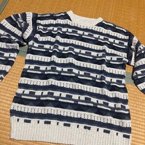 ボーダーニットセーター