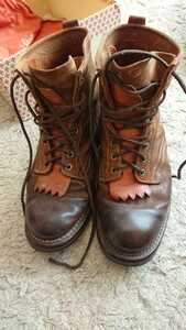  beautiful goods Silvano Lattanzi antique processing boots 8 26.5