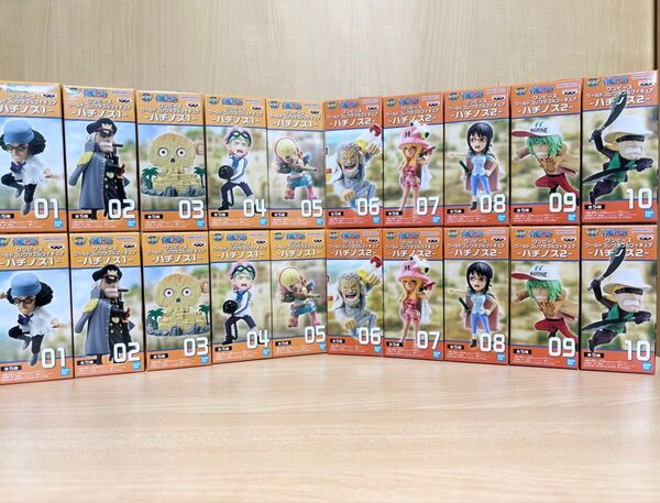 ワンピース ワールドコレクタブルフィギュア ハチノス vol.1 vol.2 コンプリート 10体セット