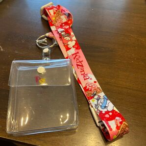 キッザニア ストラップ カードホルダー ピンク かわいい