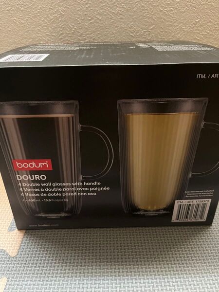 ボダム ダブルウォール bodum 耐熱ガラス 二重構造 マグカップ グラス DOURO 400ml 4個