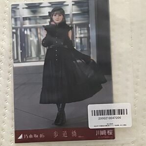 川﨑桜 歩道橋 生写真
