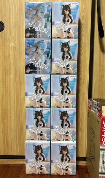 【新品未開封】大神ミオ 雪花ラミィ リラックスタイム フィギュア まとめ売り