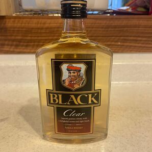 送料無料★ウイスキー 小 BLACK clear 180ml ニッカ オールモルト ブラックニッカ 古酒