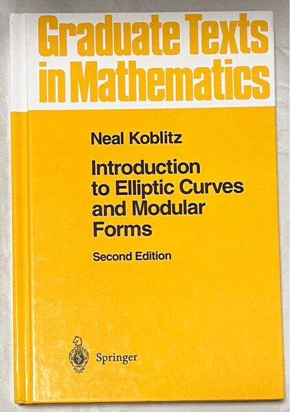 Introduction to Elliptic Curves and Modular Forms Second Edition