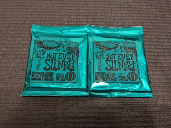 ■2パック・ERNIE BALL ( アーニー・ボール )NOT EVEN SLINKY #2626