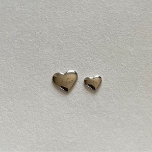 クロウ ハート パーツ シルバー4.3×5mm 10粒3×3mm 15粒