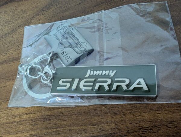 スズキ ジムニー メタル キーホルダー jimny SIERRA 2018s メタリック
