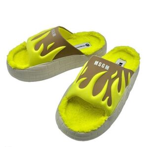 ■MSGM■厚底ソールスライドサンダル■ダッドサンダル42 新品