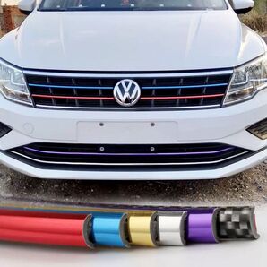 8M 車の装飾 車ホイールステッカー クロームモールディングストリップトリム グリルバンパーデコレーション タイヤハブライト 外装