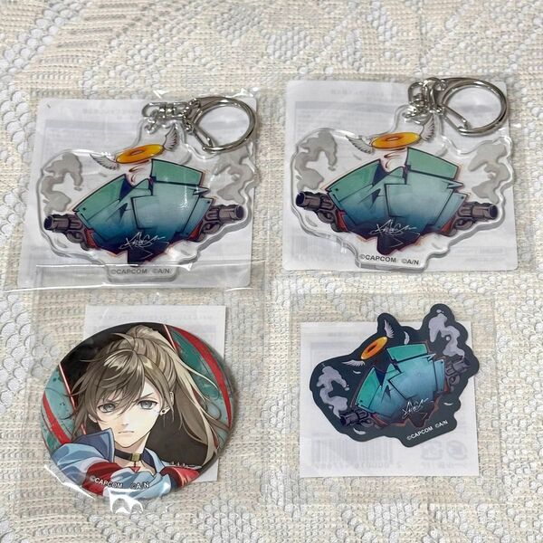 【新品未開封】カプくじ ストリートファイター6×にじさんじ コラボくじ第2弾 D賞 アクリルキーホルダー E賞 缶バッジ 叶