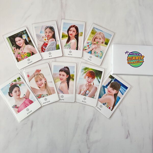 NiziU Summer Vacation フォトカード9枚 コンプリートセット