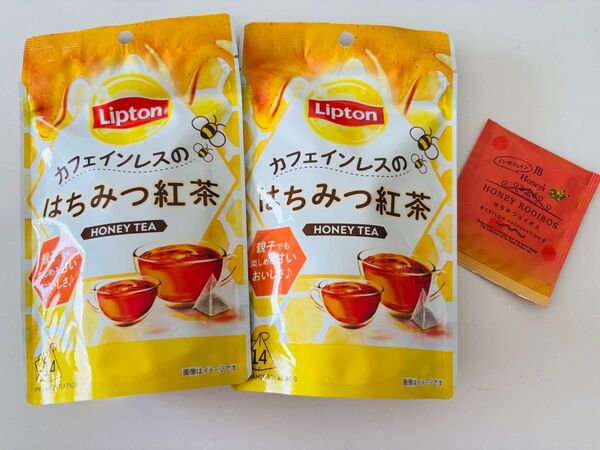 リプトン はちみつ紅茶 14個×2袋 おまけ(はちみつルイボスティー1パック付き)