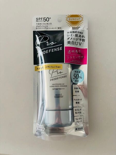 新品未使用未開封 KOSEコーセー 日焼け止め サンカット プロディフェンス ホワイトニングUV エッセンス90g