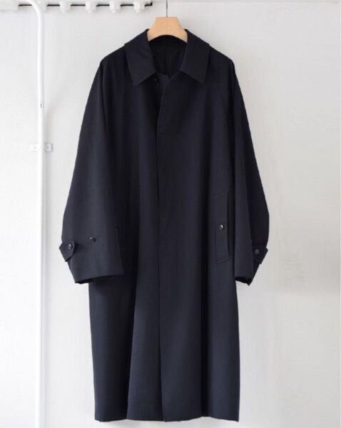 COMOLI ウールギャバ バルカラーコート 24AW サイズ3
