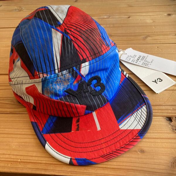 新品 タグ付き Y-3 AOP R CAP山本耀司 帽子 ナイロン キャップ
