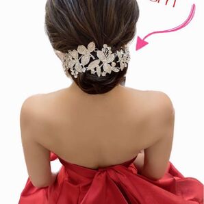ベッドアクセ 結婚式 パーティー ヘッドドレス ヘアアクセ キラキラ ビジュー アクセ ヘアアレンジ ブライダル パーティー