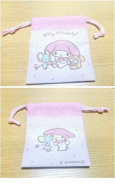 新品未使用 サンリオ キャラクター マイメロディ プチ 巾着袋