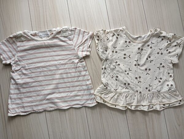 90サイズ Tシャツ トップス 2枚セット