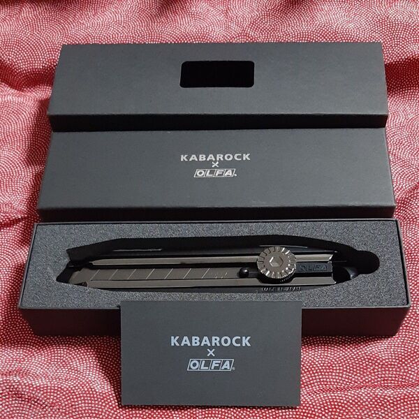 KABAROCK × OLFA アステージ (Astage) カッター メタルハイパーPRO L型 黒