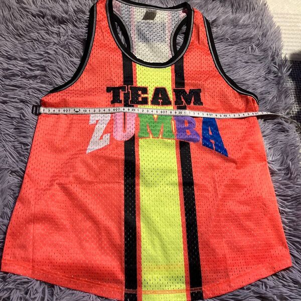 ZUMBA メッシュタンクトップ