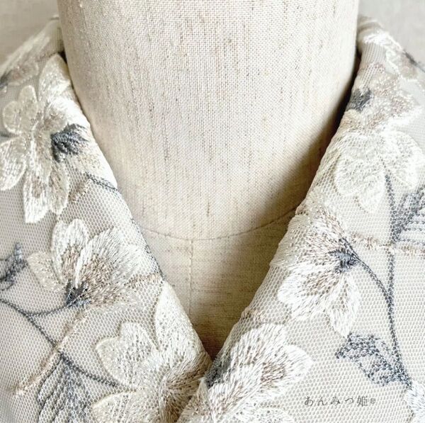 洗える刺繍半衿 日和