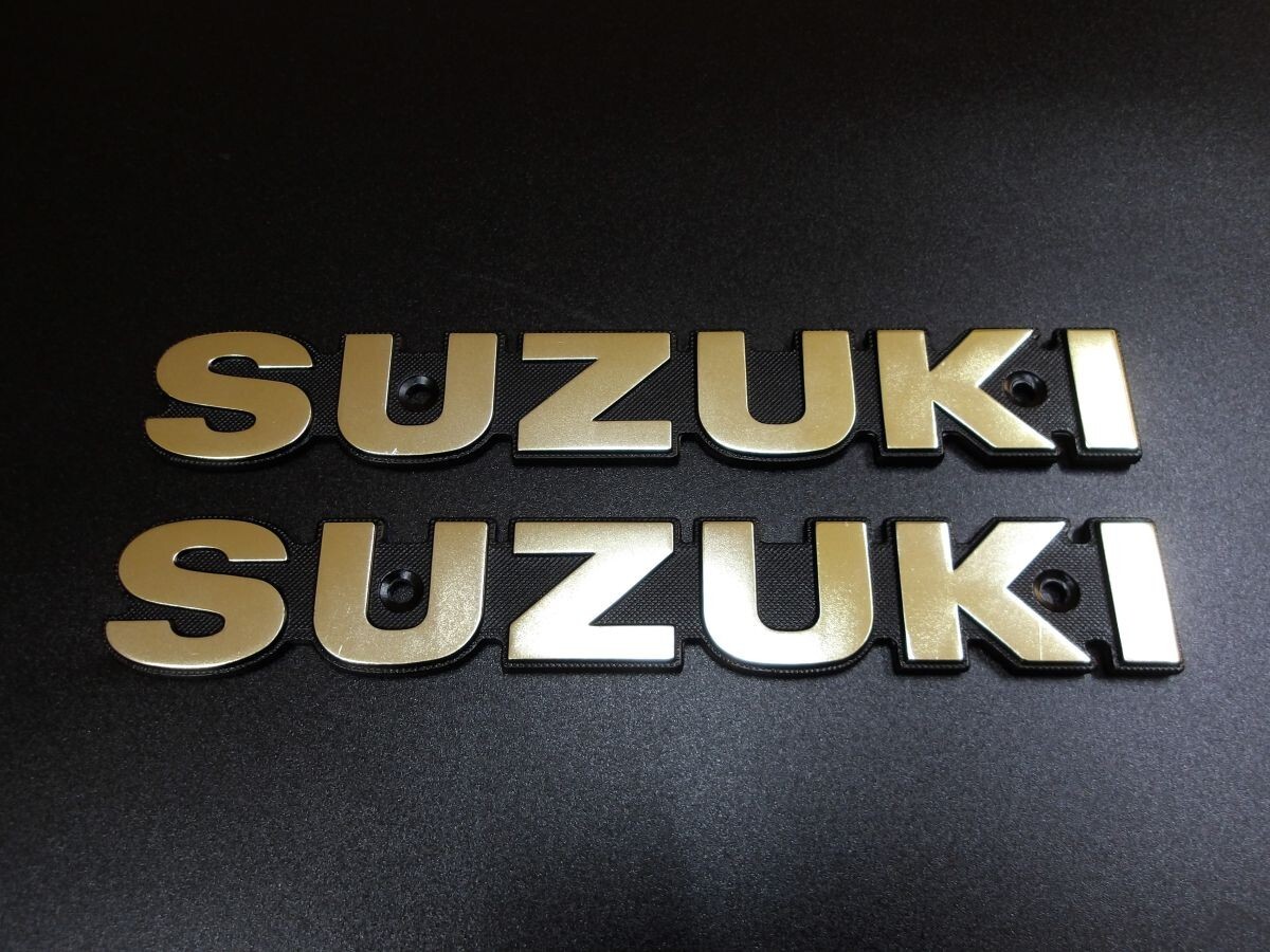 GS400 貴重 ステムエンブレム SUZUKI 検/GS400E GS425 GSX250