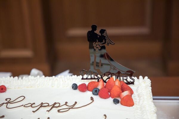 ケーキトッパー 結婚式 ウェディング 猫 ブライダル