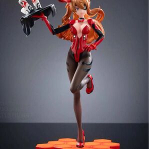 【未塗装】【未完成】エヴァ 式波・アスカ・ラングレー バニープラグスーツ 1/7スケール ガレージキット ※即購入不可