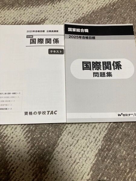 国家公務員総合職 国際関係テキスト 問題集2025