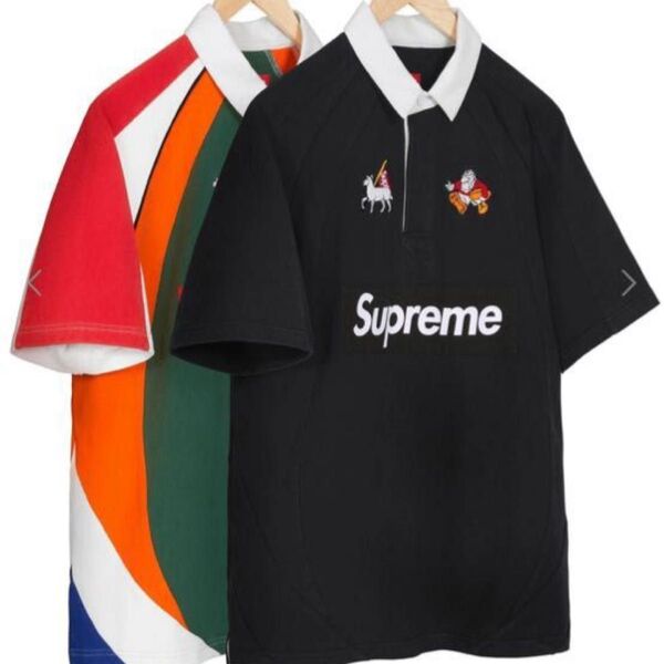 【週末限定】Supreme S/S Rugby Black/Small 未使用品 新品