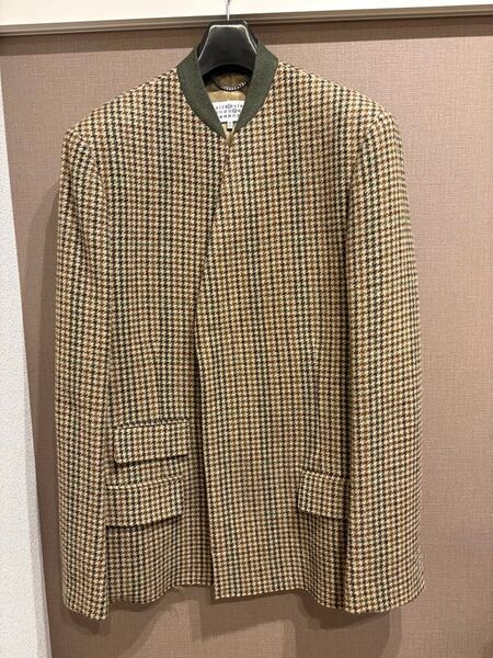 Maison Margiela ノーカラー ウール ジャケット 46