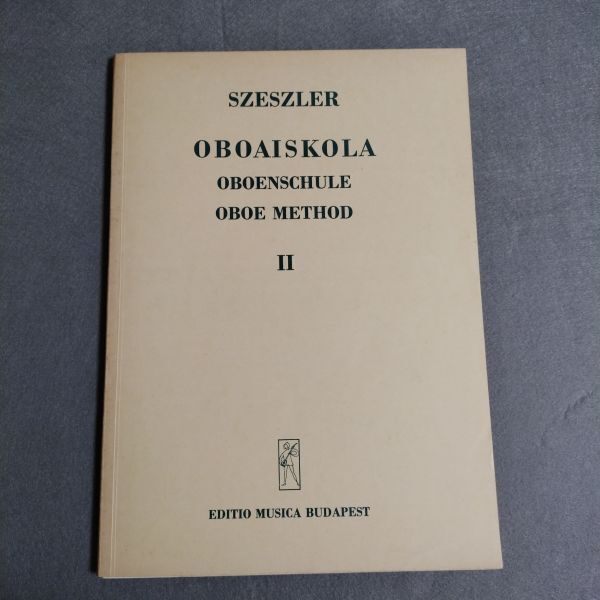 教則本 オーボエ Tibor Szeszler オーボエ・メソッド 2 棚HNa10